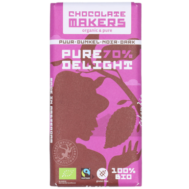 Chocolatemakers Pure Delight Puur 70% - 80g image 1