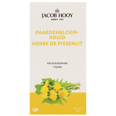 Reviews over Jacob Hooy Paardenbloemkruid - 20 zakjes