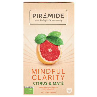 Reviews over Piramide Mindful Clarity Citrus & Maté - 20 theezakjes