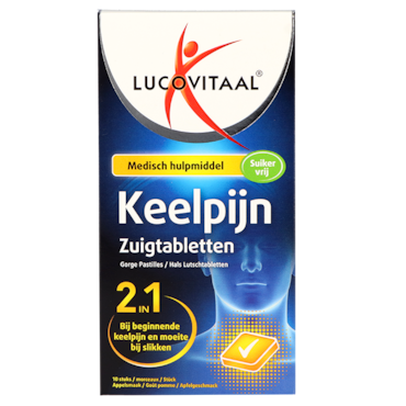 Lucovitaal Keelpijn Zuigtabletten - 10 zuigtabletten image 1