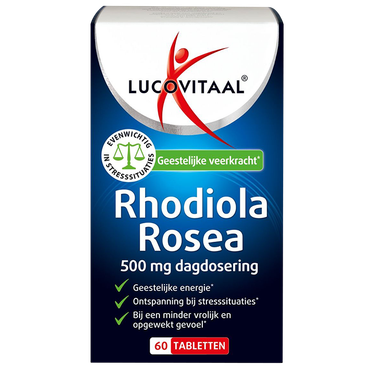 Reviews over Lucovitaal Rhodiola Rosea 500mg - 60 tabletten