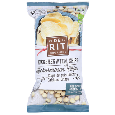 Reviews over De Rit Kikkererwten Chips Zeezout - 75g