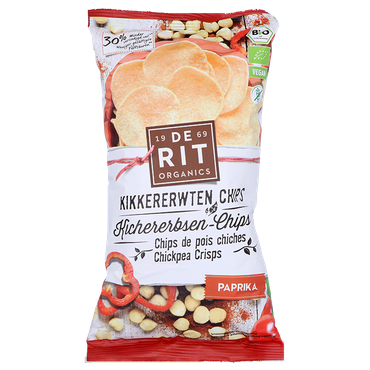 Reviews over De Rit Kikkererwten Chips Paprika - 75g
