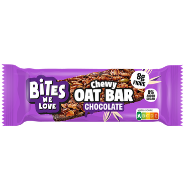 Reviews over BitesWeLove Chewy Oat Bar Chocolate – 30g