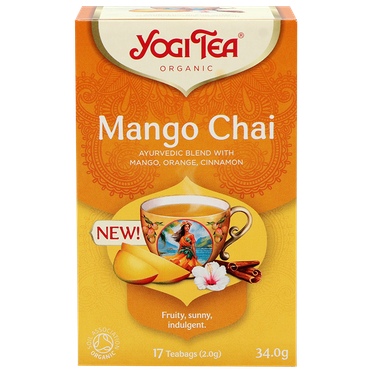 Reviews over Yogi Tea Mango Chai - 17 theezakjes