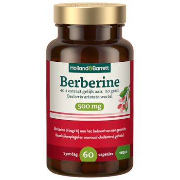 Holland & Barrett Berberine 500 mg 97% HCL 40:1 extract - 60 capsules