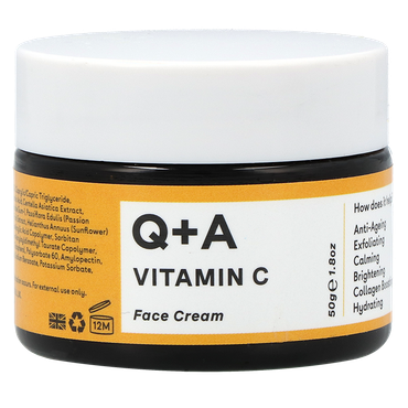 Q+A Vitamine C Gezichtscrème - 50g kopen bij Holland & Barrett
