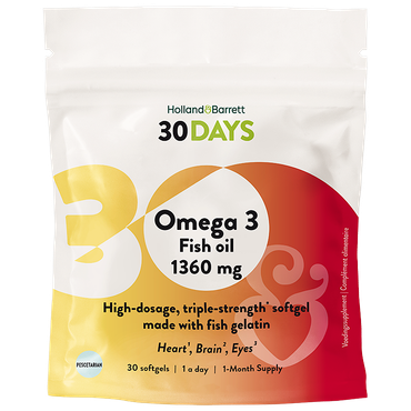 Reviews over Holland & Barrett 30DAYS Omega 3 1360 mg – 30 softgels