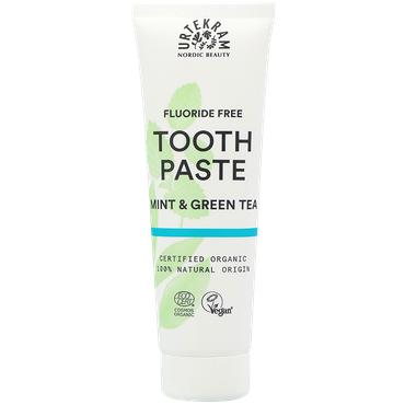 Reviews over Urtekram Tandpasta Munt & Groene Thee Fluoridevrij - 75ml