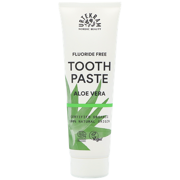 Reviews over Urtekram Tandpasta Aloë Vera Fluoridevrij - 75ml