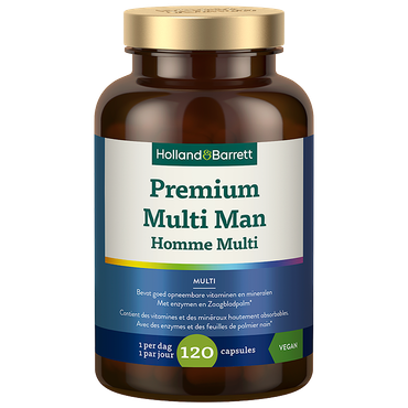 Reviews over Holland & Barrett Premium Multi Man - 120 capsules
