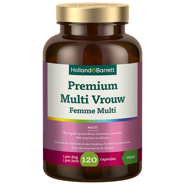 Reviews over Holland & Barrett Premium Multi Vrouw - 120 capsules