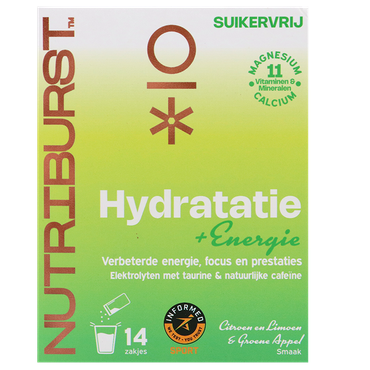 Reviews over Nutriburst Hydratatie + Energie - 14 zakjes