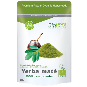 Reviews over Biotona Yerba Maté 100% Raw Poeder - 150g