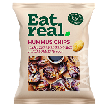 Reviews over Eat Real Hummus Gekarameliseerde Ui & Balsamico - 45g