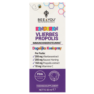 Reviews over BEE&YOU Vlierbes Propolis Keelspray Kinderen - 30 ml