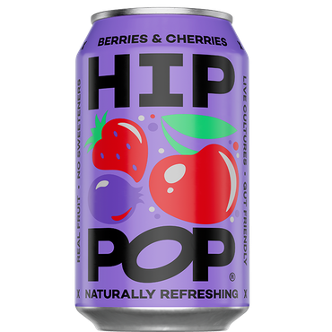 Reviews over Hip Pop Living Soda Berries & Cherries - 330ml