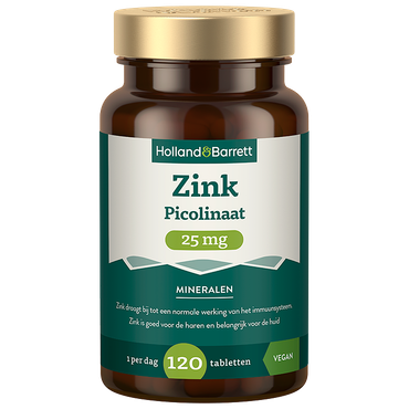 Reviews over Holland & Barrett Zink Picolinaat 25mg - 120 tabletten