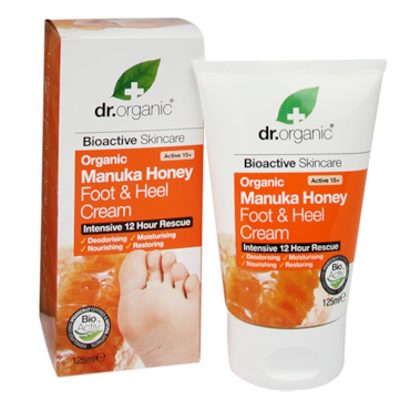 Dr. Organic Manuka Honey Foot & Heel Cream - 125ml image 2