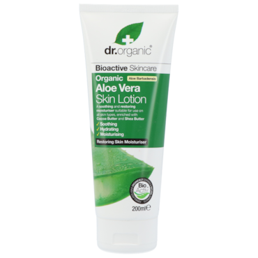 Dr. Organic Aloe Vera Skin Lotion - 200ml image 1