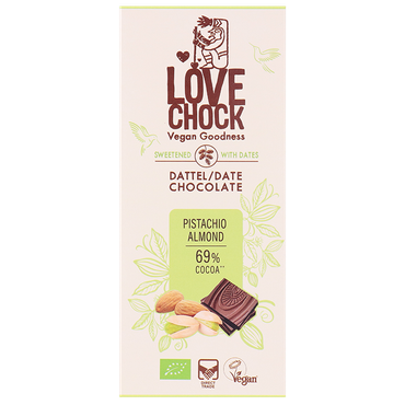 Reviews over Lovechock Date Chocolate Pistachio Almond 69% – 70g