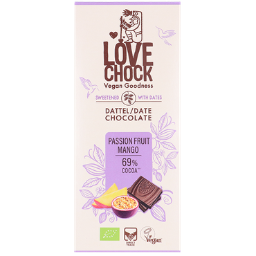 Reviews over Lovechock Date Chocolate Passion Fruit Mango 69% – 70g