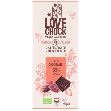 Reviews over Lovechock Date Chocolate Dark 69% - 70g