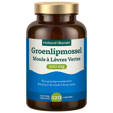 Reviews over Holland & Barrett Groenlipmossel 500 mg - 120 capsules