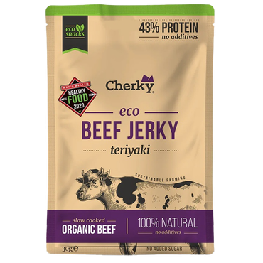 Reviews over Cherky Beef Jerky Teriyaki – 30g