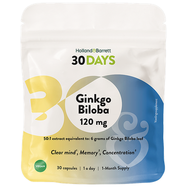 Reviews over Holland & Barrett 30DAYS Ginkgo Biloba - 30 capsules