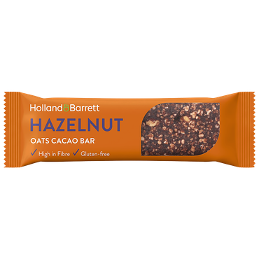 Reviews over Holland & Barrett Hazelnut Oats Cacao Bar - 45g