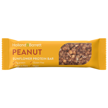 Reviews over Holland & Barrett Peanut Sunflower Protein Bar - 45g