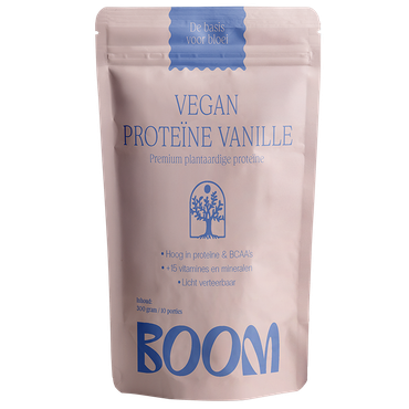 Reviews over BOOM Vegan Proteïne Vanille - 300g