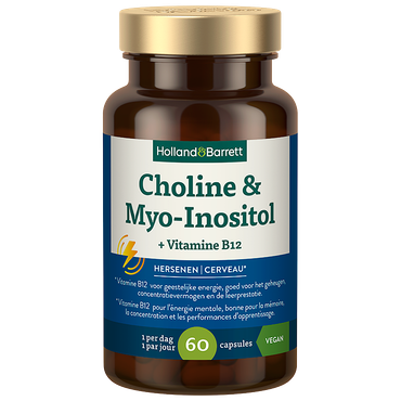 Reviews over Holland & Barrett Choline & Myo-Inositol + Vitamine B12 - 60 capsules