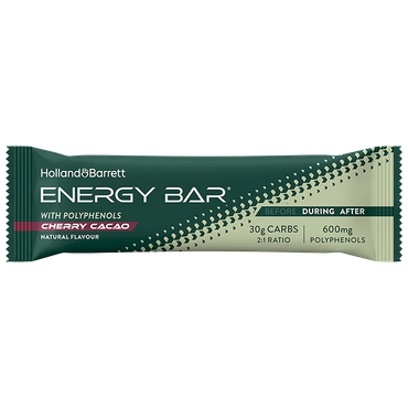 Reviews over Holland & Barrett Energy Bar Cherry Cacao - 48g