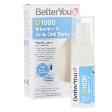 BetterYou D1000 Vitamine D Dagelijkse Orale Spray (25ml) image 2