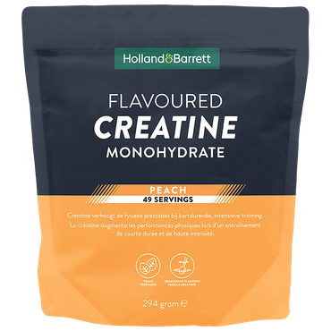 Reviews over Holland & Barrett Flavoured Creatine Monohydraat Peach - 294g