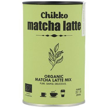 Reviews over Chikko Organic Matcha Latte Mix - 130g