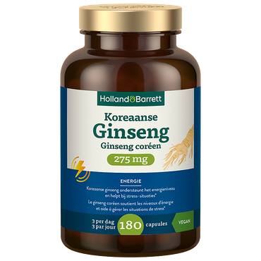 Reviews over Holland & Barrett Koreaanse Ginseng 275mg - 180 capsules