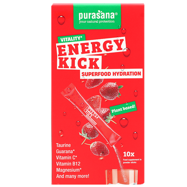 Reviews over Purasana Energy Kick Superfood Hydration - 10 sticks