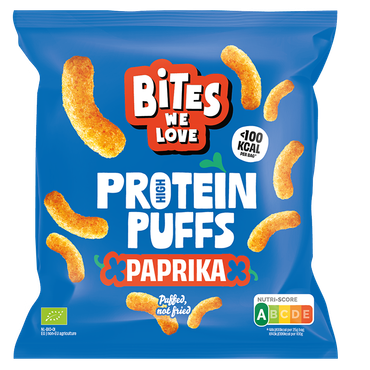 Reviews over BitesWeLove Paprika Protein Puffs - 25g