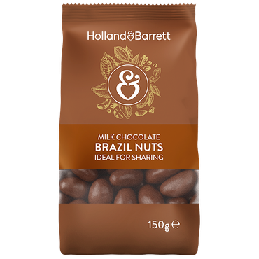 Reviews over Holland & Barrett Milk Chocolate Brazil Nuts - 150g