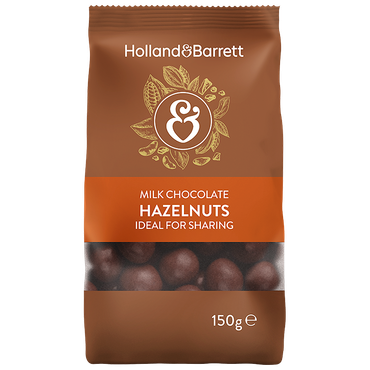 Reviews over Holland & Barrett Milk Chocolate Hazelnuts - 150g