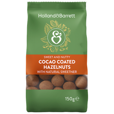 Reviews over Holland & Barrett No Added Sugar Milk Chocolate Hazelnuts - 150g