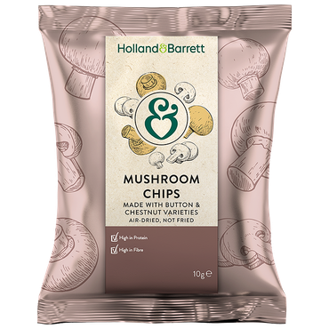 Reviews over Holland & Barrett Mushroom Chips - 10g