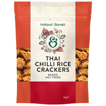 Reviews over Holland & Barrett Thai Chilli Rice Crackers - 66g
