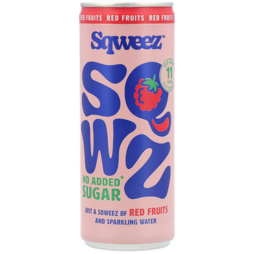 Reviews over Sqweez Red Fruits Soda - 250ml