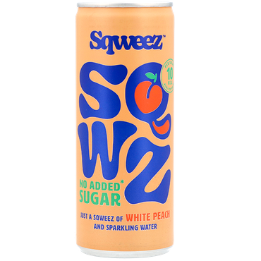 Reviews over Sqweez White Peach Soda - 250ml