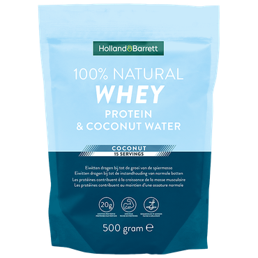 Reviews over Holland & Barrett 100% Natural Whey Protein Coconut - 500g