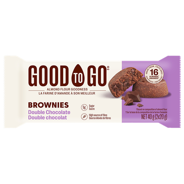 Reviews over Good To Go Double Chocolate Brownies - 2 x 20g